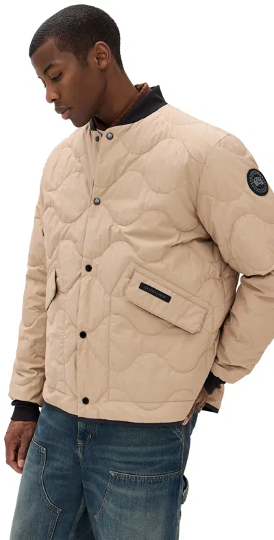 CANADA GOOSE BOSWELL REVERSIBLE LINER JACKET DESERT SAND/BLACK