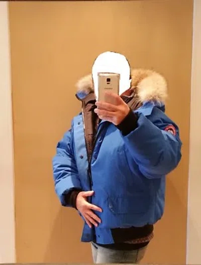 CANADA GOOSE GREY LABEL EDITION POLAR BEAR CANADA GOOSE BLUE LABEL PBI CHILLIWACK XL PARKA