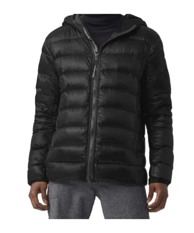 CANADA GOOSE LOGO-PATCH HOODED PUFFER JACKET