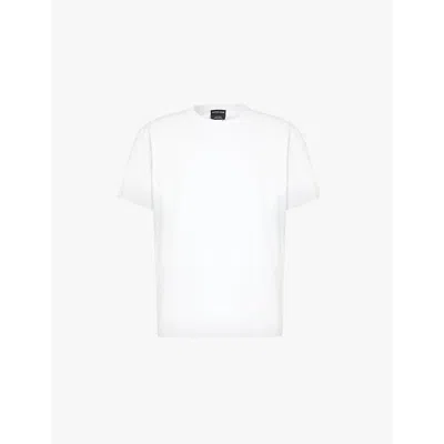 CANADA GOOSE MENS WHITE GLADSTONE BRAND-PATCH T-SHIRT XXL