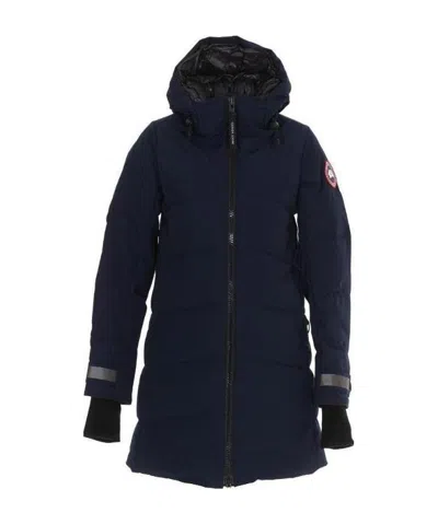 CANADA GOOSE LOGO-PATCH SLEEVE PADDED COAT