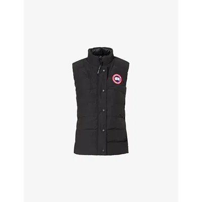 CANADA GOOSE WOMENS CANADA GOOSE FREESTYLE PADDED SLIM-FIT SHELL-DOWN GILET