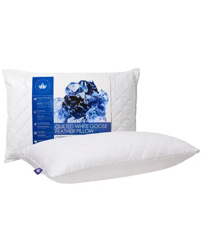CANADIAN DOWN & FEATHER COMPANY CANADIAN DOWN & FEATHER COMPANY QUILTED WHITE GOOSE FEATHER PILLOW SOFT  SUPPORT