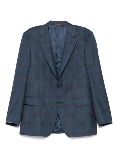 CANALI CHECKED BLAZER