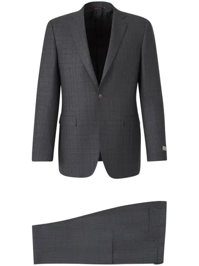 CANALI CHECKED TWO-PIECE SUIT