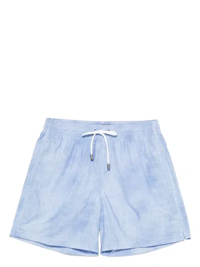 CANALI DRAWSTRING SWIM SHORTS