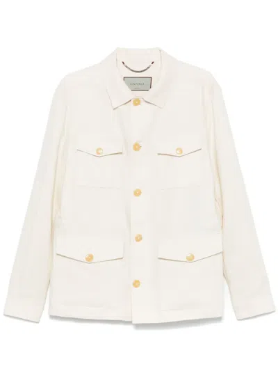 CANALI LINEN SHIRT JACKET