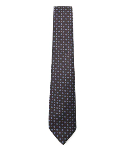 CANALI PATTERNED WOOL TIE