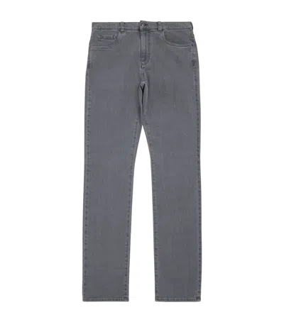 CANALI STRETCH-COTTON STRAIGHT-FIT JEANS