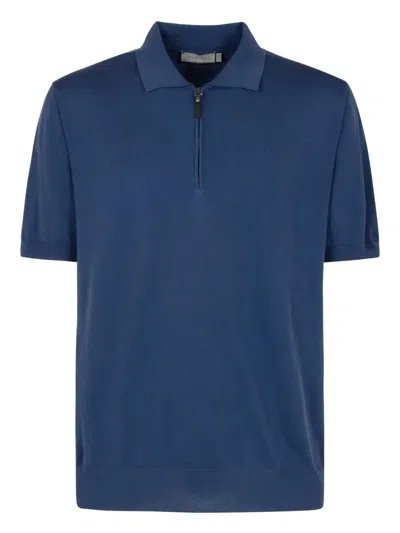 CANALI ZIP-NECK POLO SHIRT