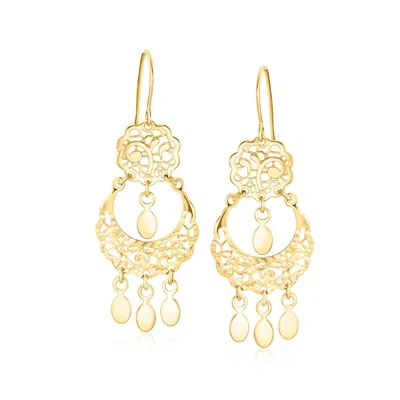 CANARIA FINE JEWELRY CANARIA 10KT YELLOW GOLD CHANDELIER EARRINGS