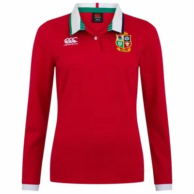 CANTERBURY BRITISH & IRISH LIONS 2021 CLASSIC LONG SLEEVE JERSEY RED - CANTERBURY - WOMENS