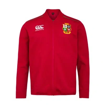 CANTERBURY BRITISH & IRISH LIONS ANTHEM SPORT OUTDOOR JACKET TOP - RED - CANTERBURY - MENS