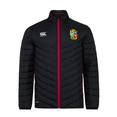 CANTERBURY CANTERBURY BRITISH & IRISH LIONS LIGHTWEIGHT PADDED JACKET - BLACK - MENS