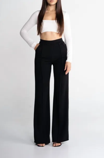 CANVAS APPAREL NAOMI TROUSER IN BLACK