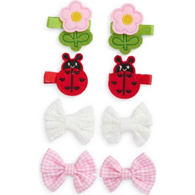 CAPELLI NEW YORK CAPELLI NEW YORK KIDS' ASSORTED 8-PACK SPRING HAIR CLIPS