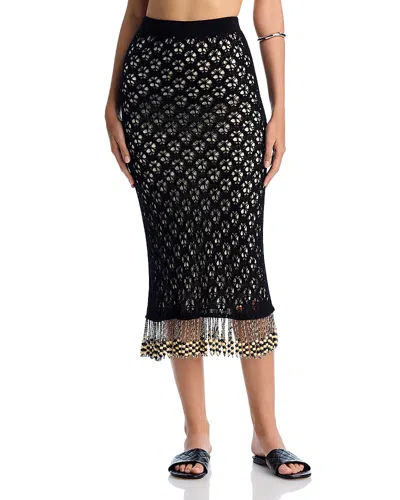 CAPITTANA SALLY BLACK SKIRT SWIM COVER-UP