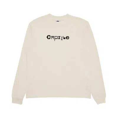 CAPSULE CAPSULE HERZOG & DE MEURON OBJECTS LONG-SLEEVE 'CREAM/BLACK'