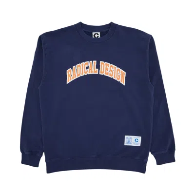 CAPSULE CAPSULE RADICAL DESIGN CREWNECK 'NAVY BLUE/ORANGE'