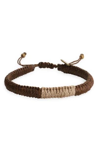 CAPUTO & CO MACRAMÉ ADJUSTABLE BRACELET