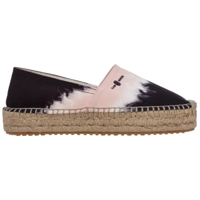 CAR SHOE CAR SHOE ESPADRILLES DAMEN KDS44O6CEF0QYH LOGO GEMMA - NERO SCHUHE SLIP ON