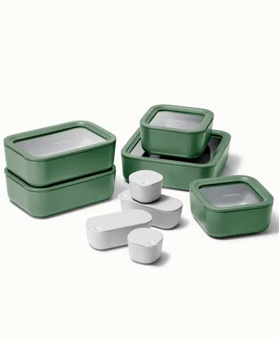 CARAWAY 17 PIECE GLASS FOOD STORAGE SET