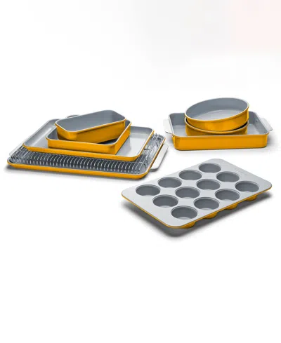 CARAWAY CERAMIC NON-STICK 11 PIECE BAKEWARE SET