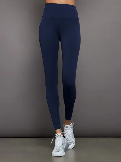 CARBON38 HIGH RISE FULL-LENGTH LEGGING IN DIAMOND COMPRESSION