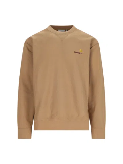 CARHARTT 'AMERICAN SCRIPT SWEAT' CREW NECK SWEATSHIRT