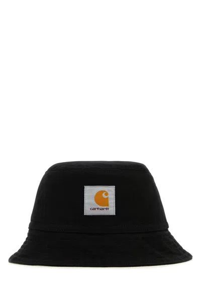 CARHARTT BLACK COTTON BAYFIELD BUCKET HAT