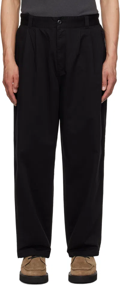 CARHARTT BLACK MARV TROUSERS