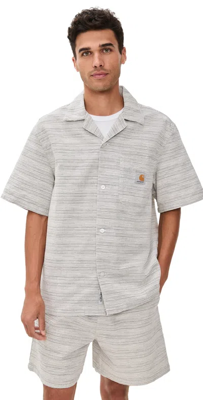 CARHARTT GELLAR SHIRT GELLAR STRIPE/WAX (RINSED)