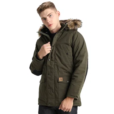 CARHARTT CARHARTT HERREN TRAPPER PARKA JACKE IN KHAKI, ENDVERBRAUCHERPREIS 265 EUROS