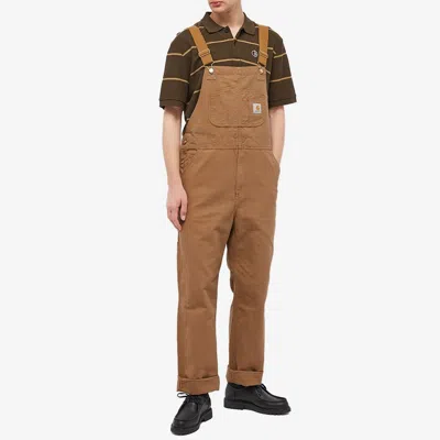 CARHARTT LOGO-PATCH STRAIGHT-LEG DUNGAREES