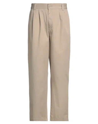 CARHARTT CARHARTT MAN PANTS BEIGE SIZE S COTTON
