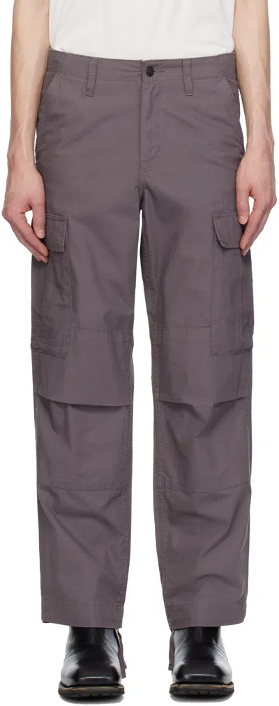 CARHARTT PURPLE REGULAR CARGO PANTS