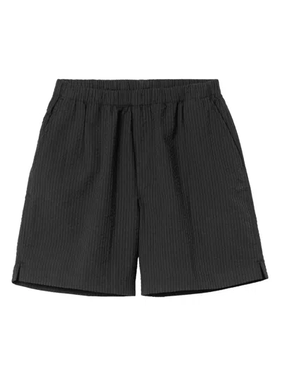 CARHARTT TEXTURED ELASTIC-WAIST SHORTS