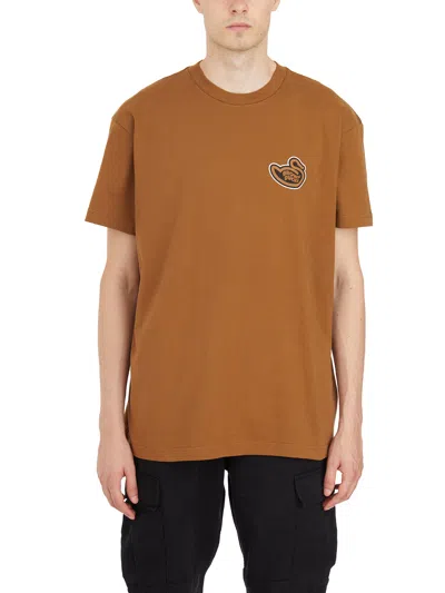 CARHARTT CARHARTT WIP COTTON T-SHIRT BROWN DUCKS