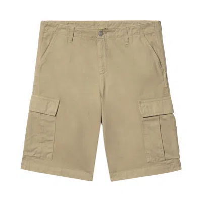 CARHARTT CARHARTT WIP REGULAR CARGO SHORT 'AMMONITE GARMENT DYED'