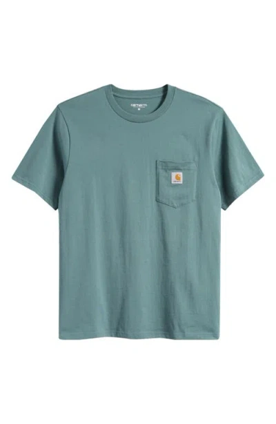 CARHARTT CARHARTT WORK IN PROGRESS LOGO POCKET T-SHIRT