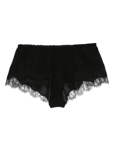 CARINE GILSON CAUDRY-LACE SILK BRIEFS