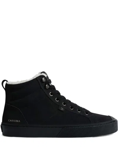 CARIUMA OCA HIGH-TOP SHERPA-LINED SNEAKERS