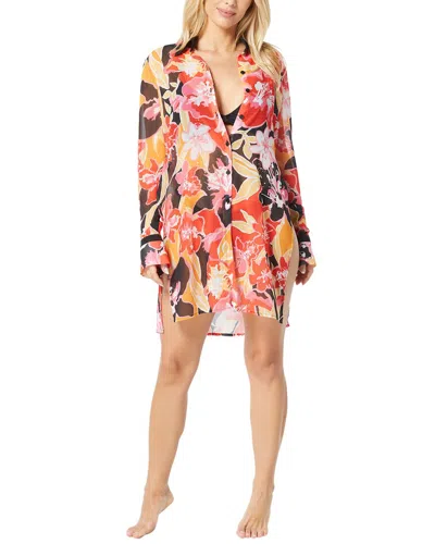 CARMEN MARC VALVO COVER-UP SHIRT