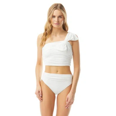 CARMEN MARC VALVO CARMEN MARC VALVO ONE SHOULDER CROPPED BIKINI TOP