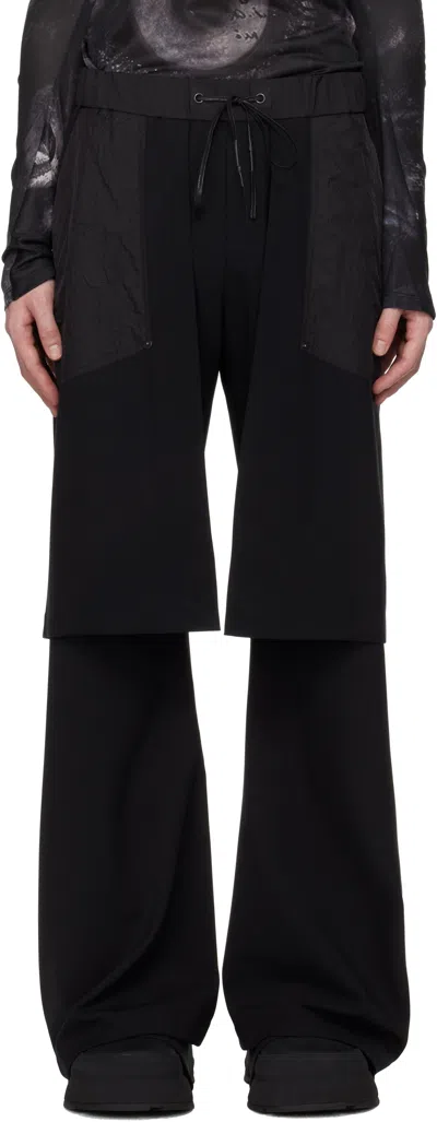 CARNET-ARCHIVE BLACK SKIRT TROUSERS