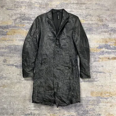 CAROL CHRISTIAN POELL X GUIDI RIP VAN WINKLE AW 2012 WRINKLE COAT HORSE LEATHER JACKET