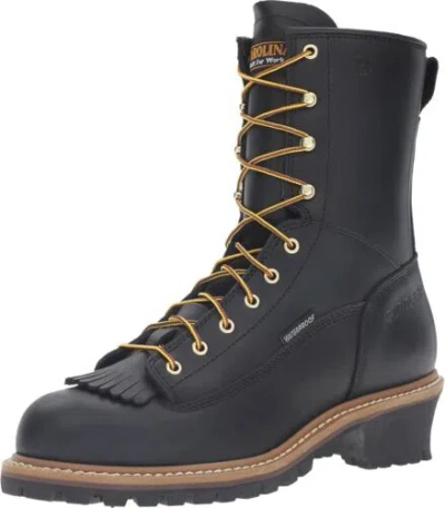 CAROLINA CAROLINA BOOTS: MEN'S STEEL TOE 8 INCH WATERPROOF LOGGER BOOTS CA9825