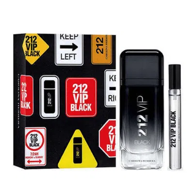 CAROLINA HERRERA CAROLINA HERRERA MEN'S 212 VIP BLACK GIFT SET FRAGRANCES 8411061011669