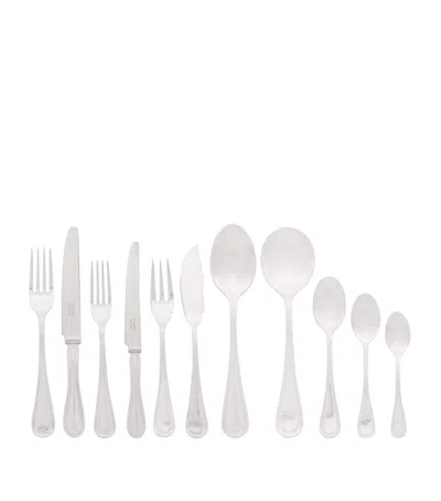 CARRS SILVER ENGLISH THREAD SILVER-PLATED 44-PIECE SET