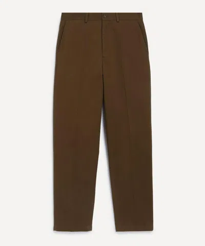 CARTER YOUNG CARTER YOUNG MENS FLAT FRONT COTTON TWILL TROUSERS